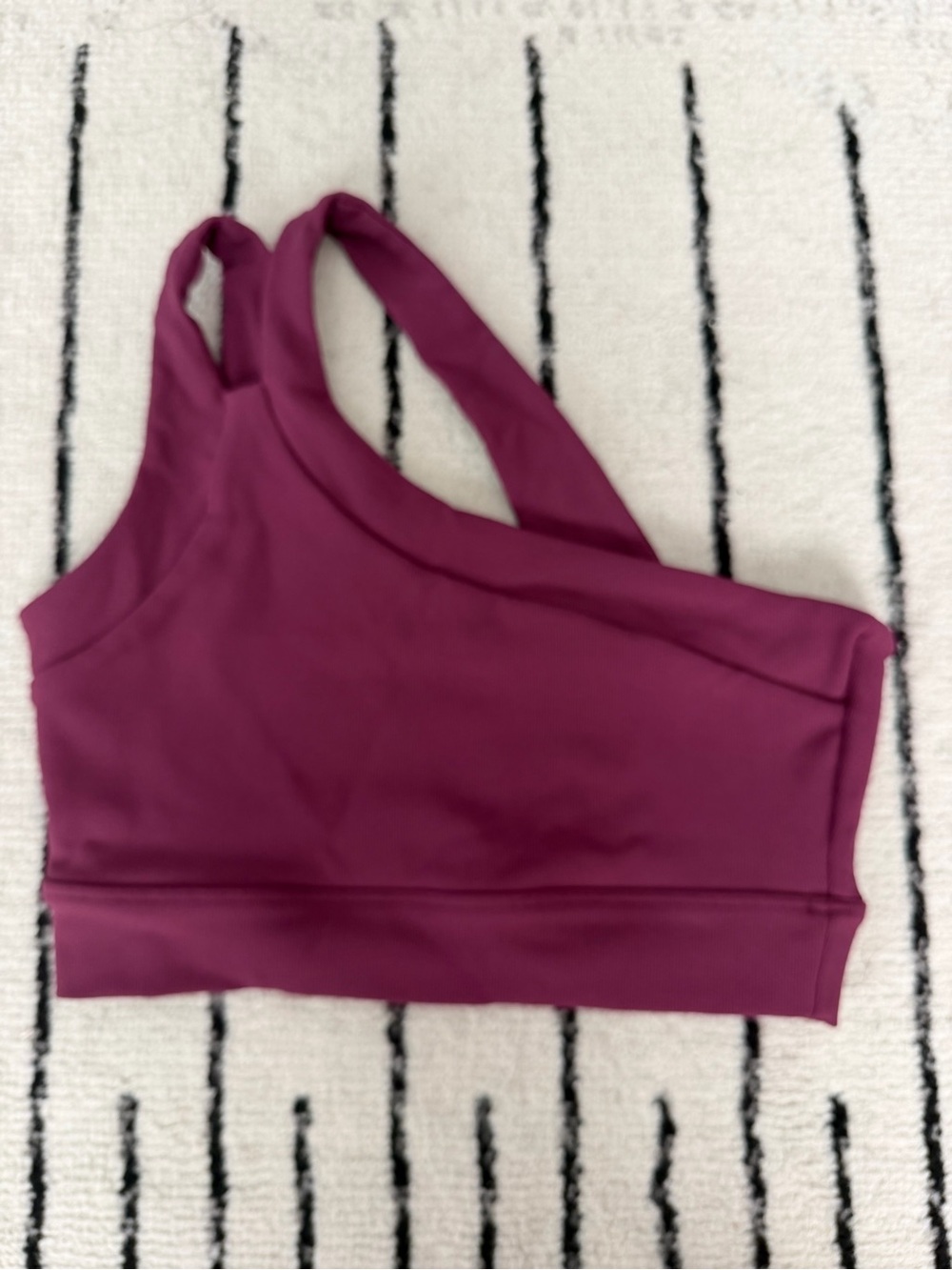 Salt Project Refined Ribbed Show Stopper Bra in Wine